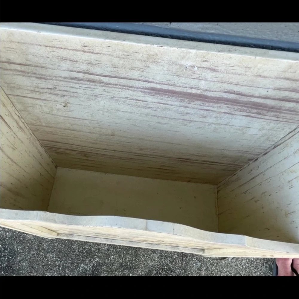 Vintage Wood Bathroom Toilet Paper / Towel Holder